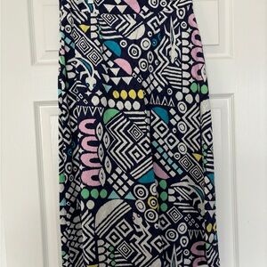 NWT - Tori Richard Tori Richard’s Art Gecko Raven MIDI Skirt Size 8
